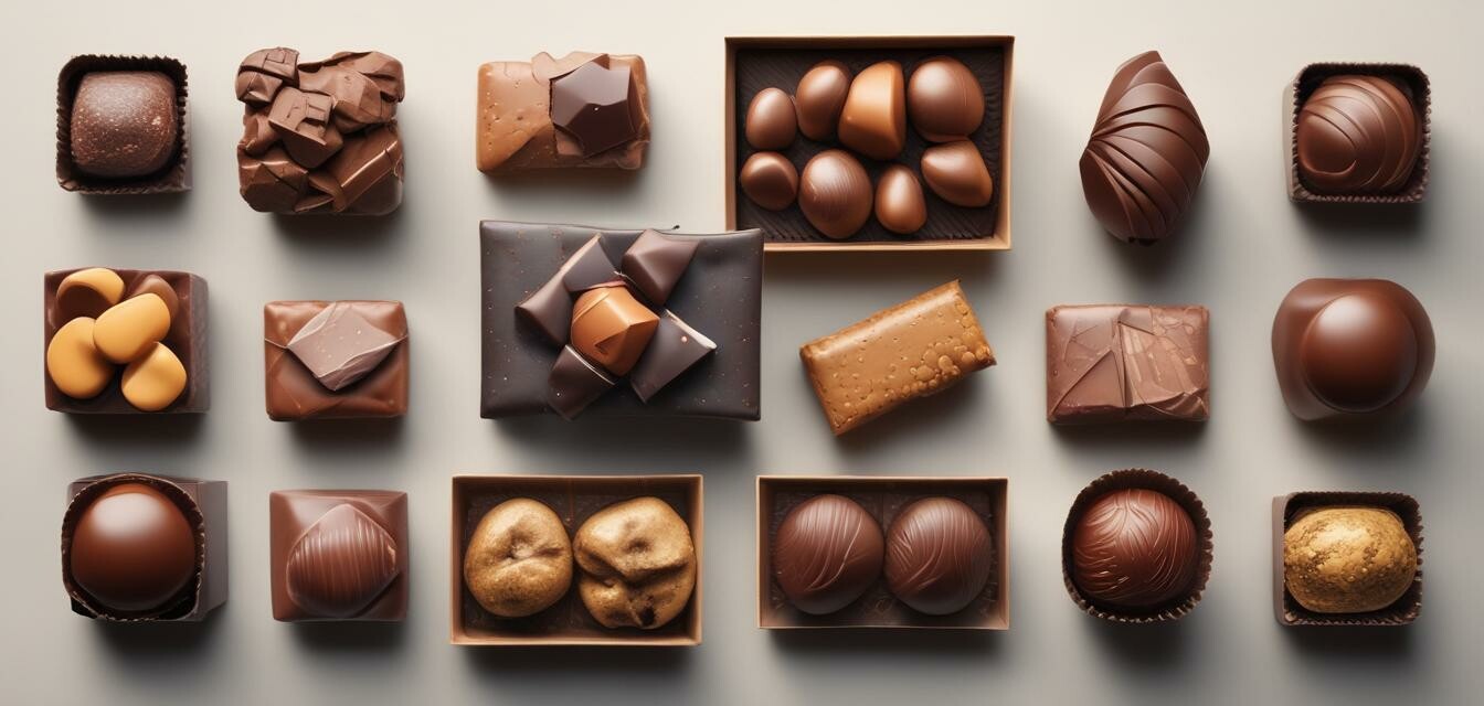 Gourmet chocolate gift box